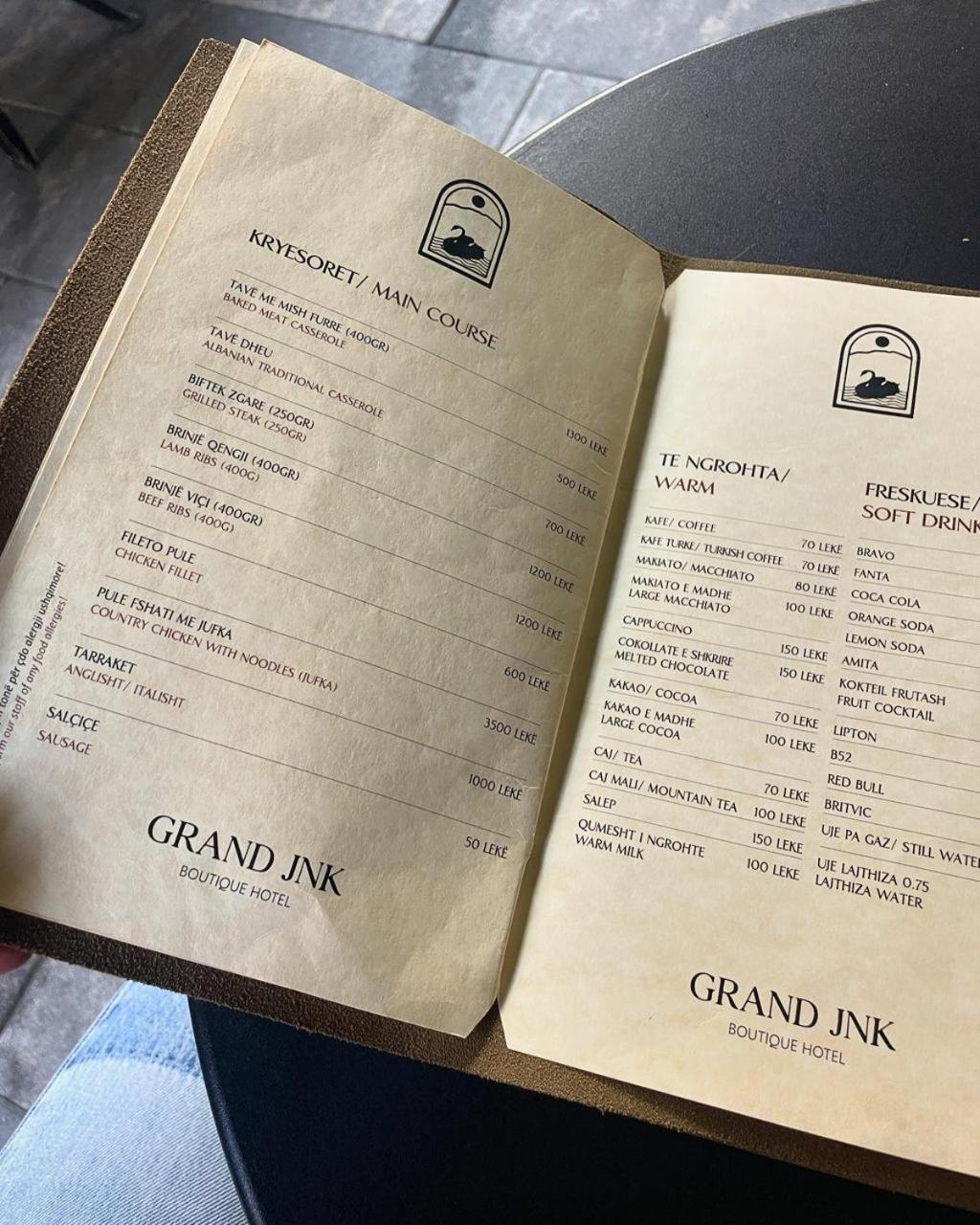 Grand Jnk Boutique Hotel Kukes Zewnętrze zdjęcie